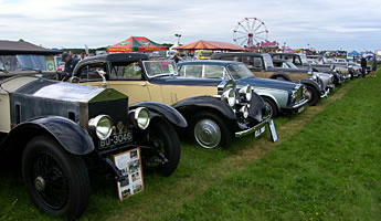 Section cars on display