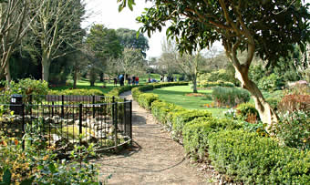 The Bishop's Palace Garden.